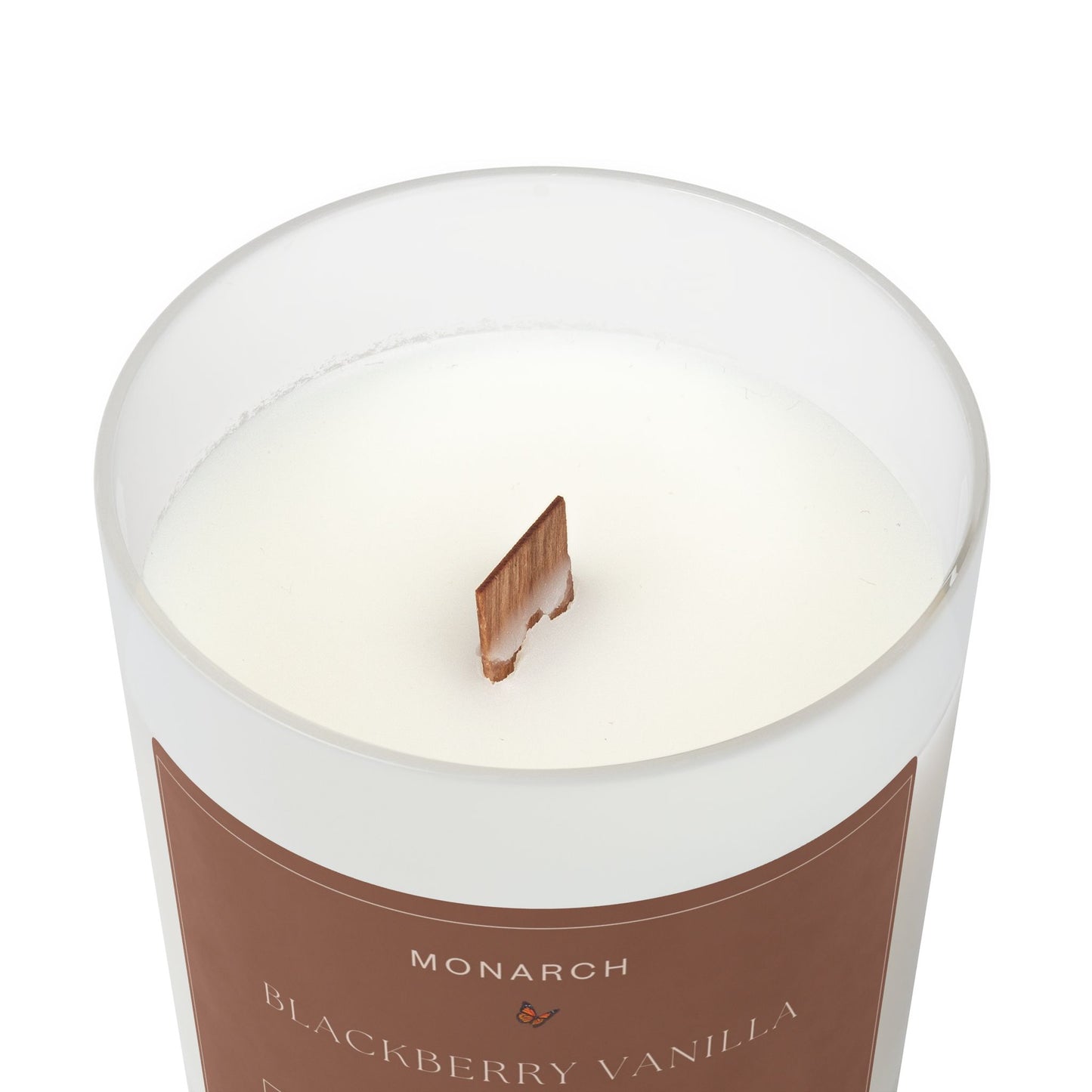 Blackberry Vanilla Frosted Glass Candle