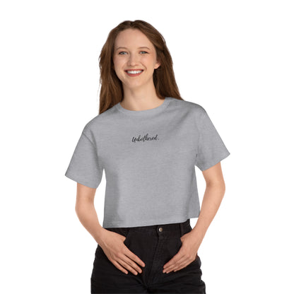 Unbothered Cropped Tee