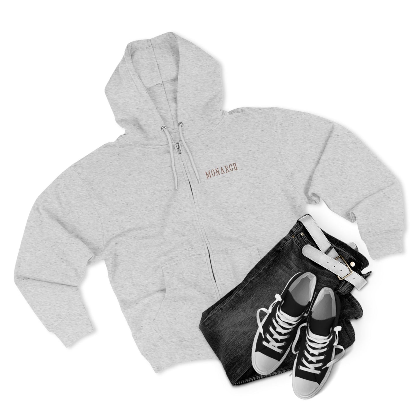 Logo Zip Hoodie