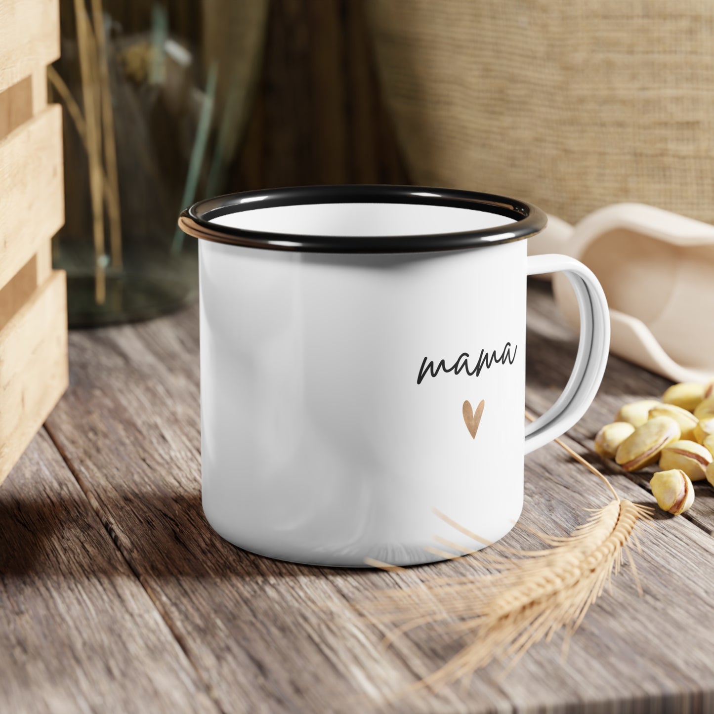 Mama Enamel Coffee Mug