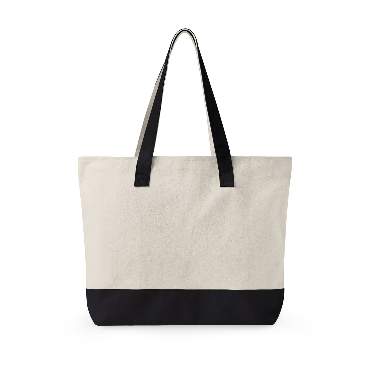 Two-Tone "MONARCH" Canvas Tote Bag