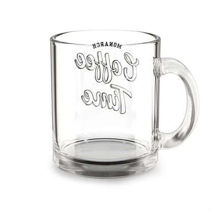 Monarch “Coffee Time” Glass Mug