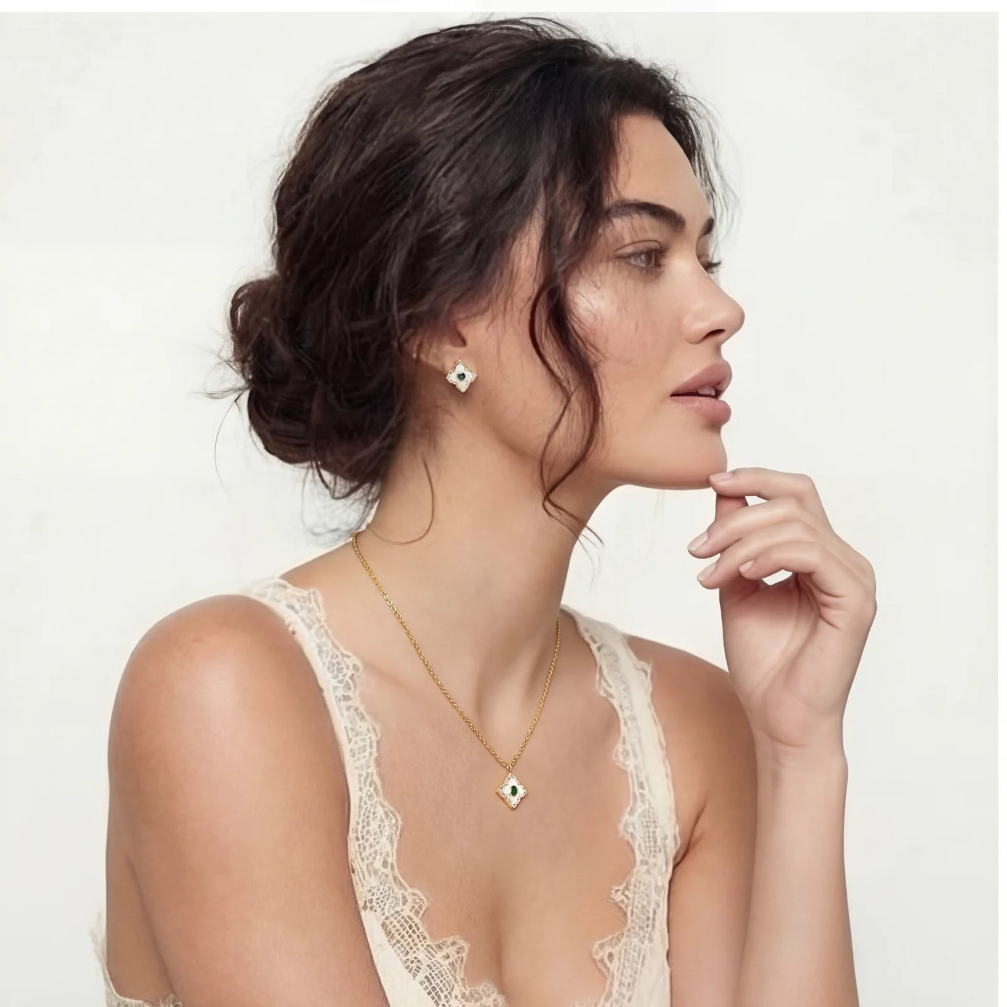 Lucky Clover Jewelry Set