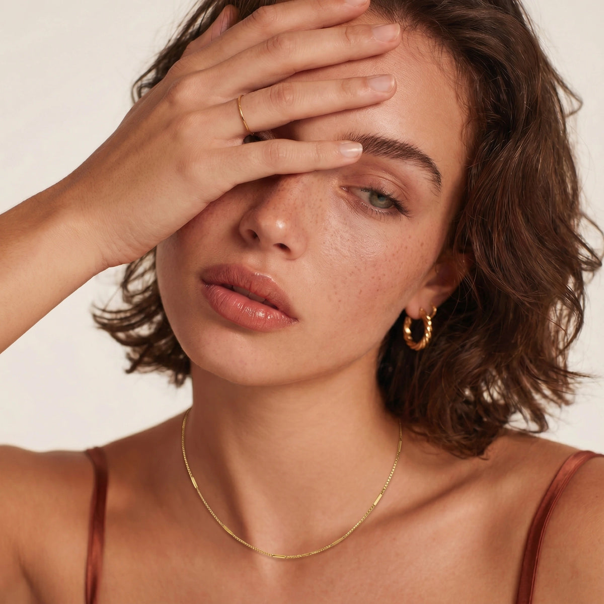 Modern Minimal Chain Golden Minimalist Chain | Adjustable Gold Necklace | Monarch