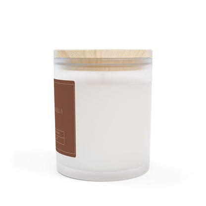 Blackberry Vanilla Frosted Glass Candle