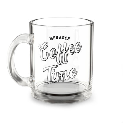 Monarch “Coffee Time” Glass Mug