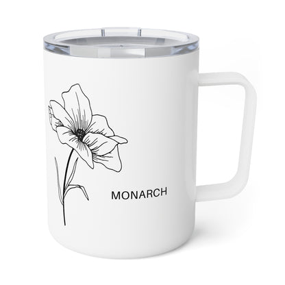 Minimalist Black Line Flower Design