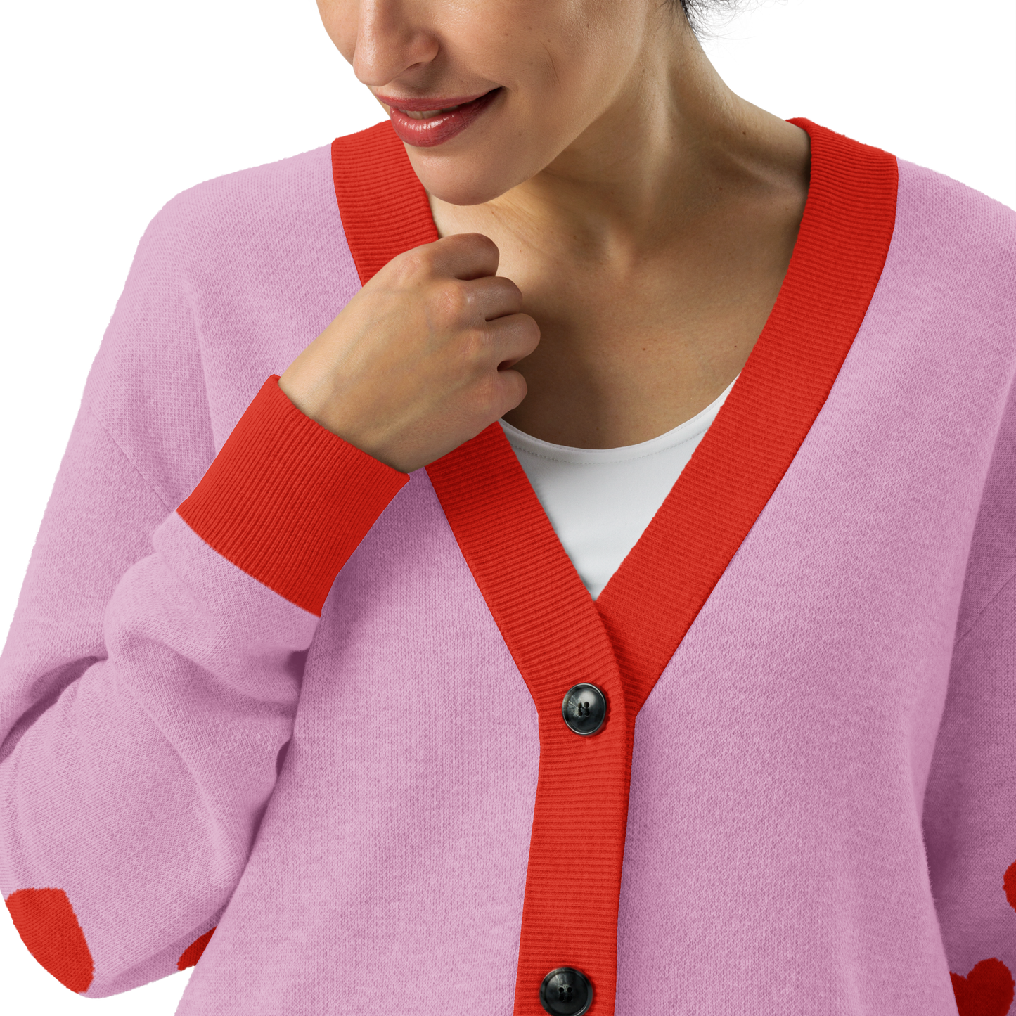Heart Sleeve Cardigan