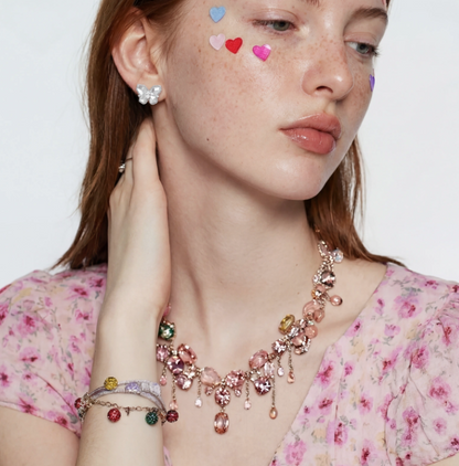 Crystal Butterfly Studs