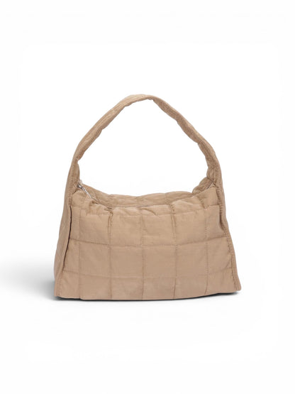 Quilted Nylon Shoulder Bag