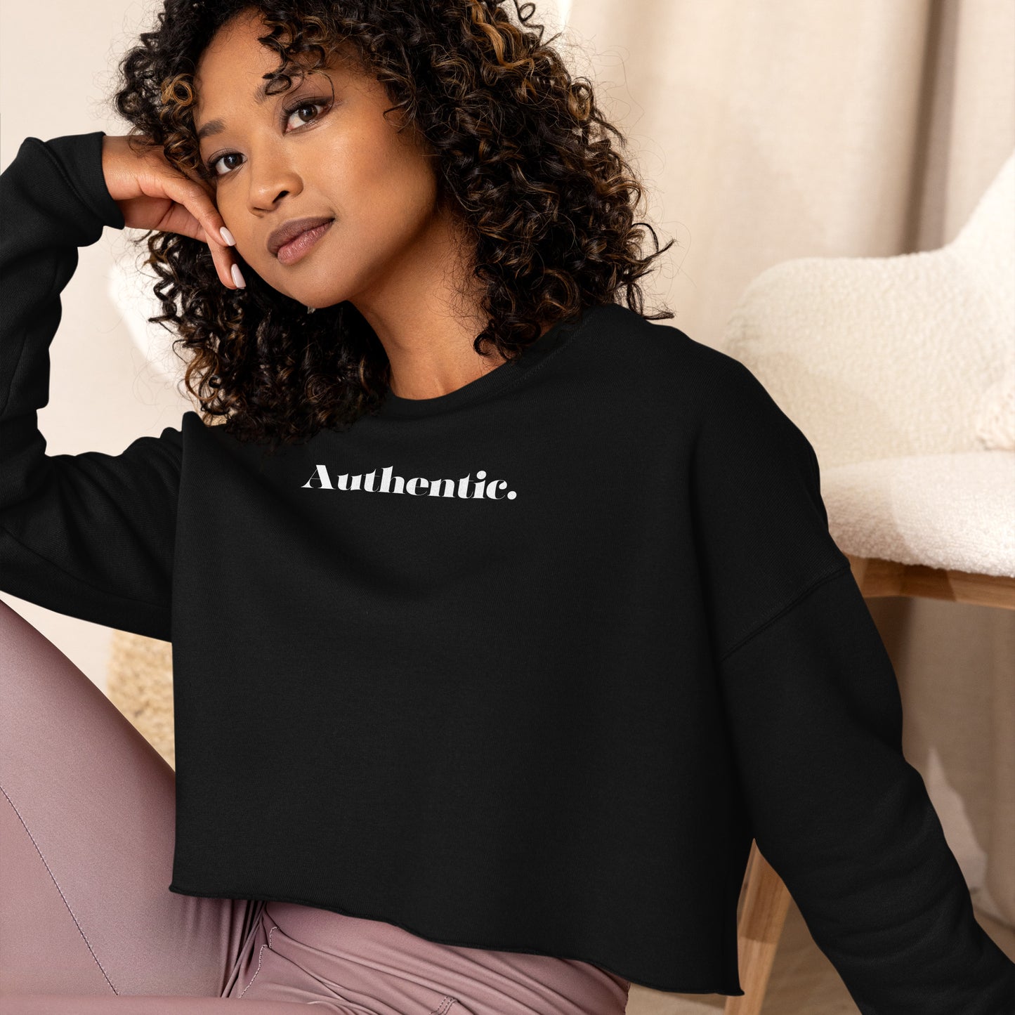 Authentic Crop Sweatshirt